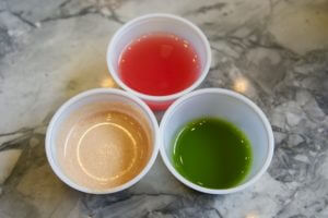 Juice Press Samples - Almond Butter Cup Smoothie, Watermelon Super Cleanser, and Mother Earth, Williamsburg, Brooklyn